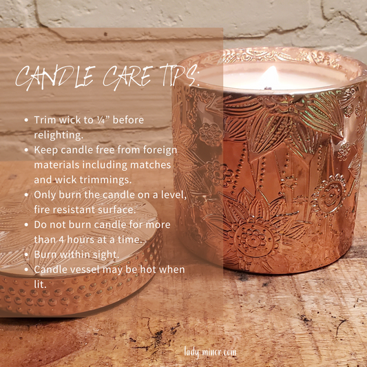 Soy Candle Care Tips